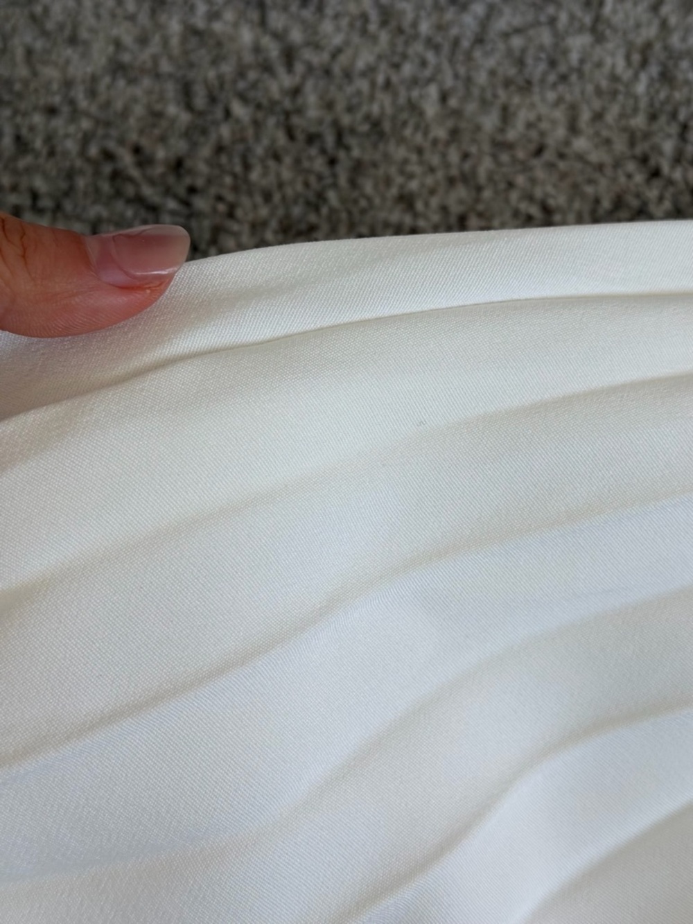 NWT Alice  AliceblueTweed Pleated Mini Dress - White - Picture 4 of 4